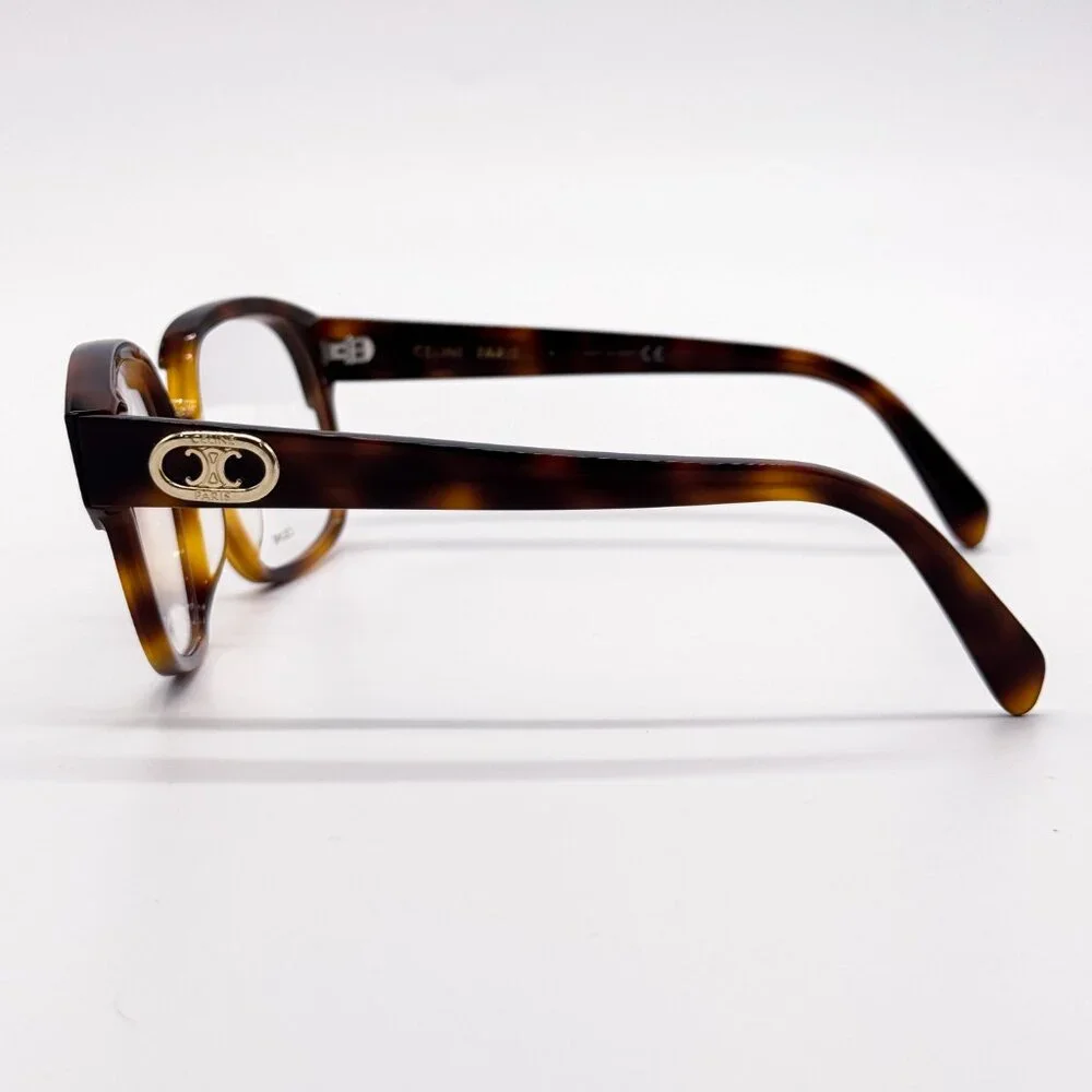 NEW CELINE CL50074I 053 HAVANA WOMEN EYEGLASSES CELINE - Picture 6 of 10